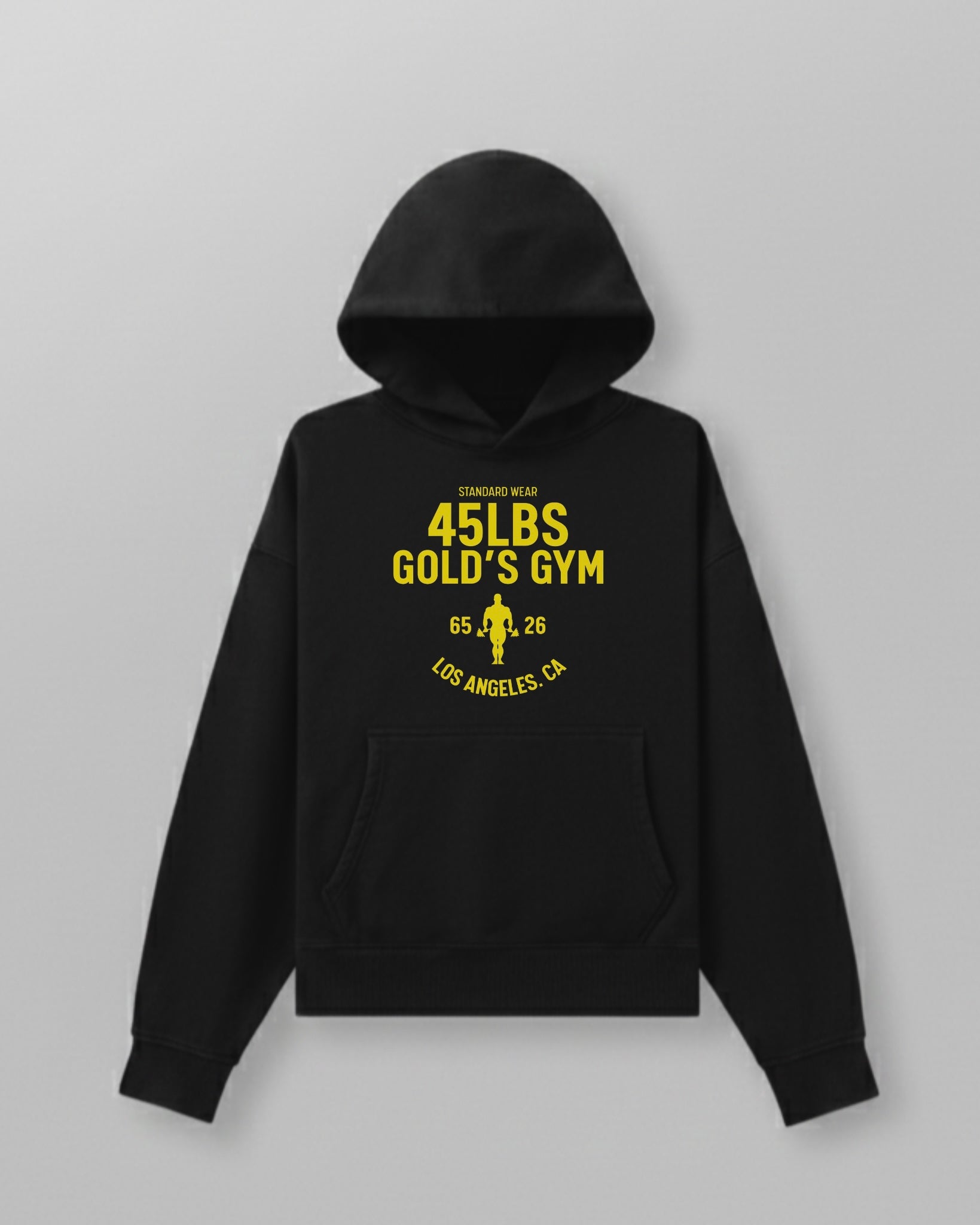 45LBS x Gold's Gym Legacy Hoodie | Black